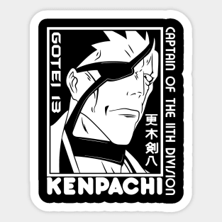 Kenpachi Anime Fanart Sticker